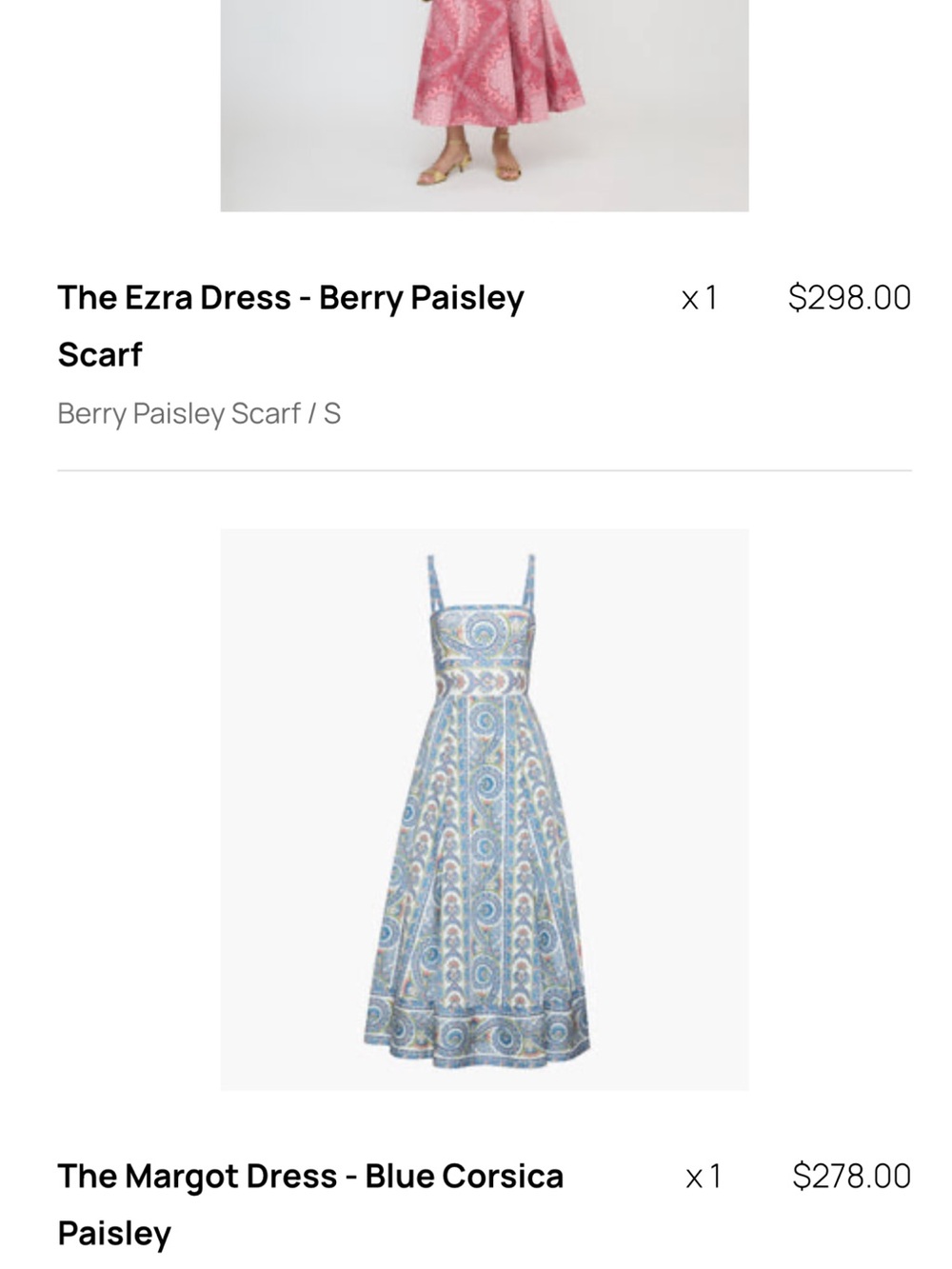 Hill House The Margot Dress - Blue Corsica Paisley